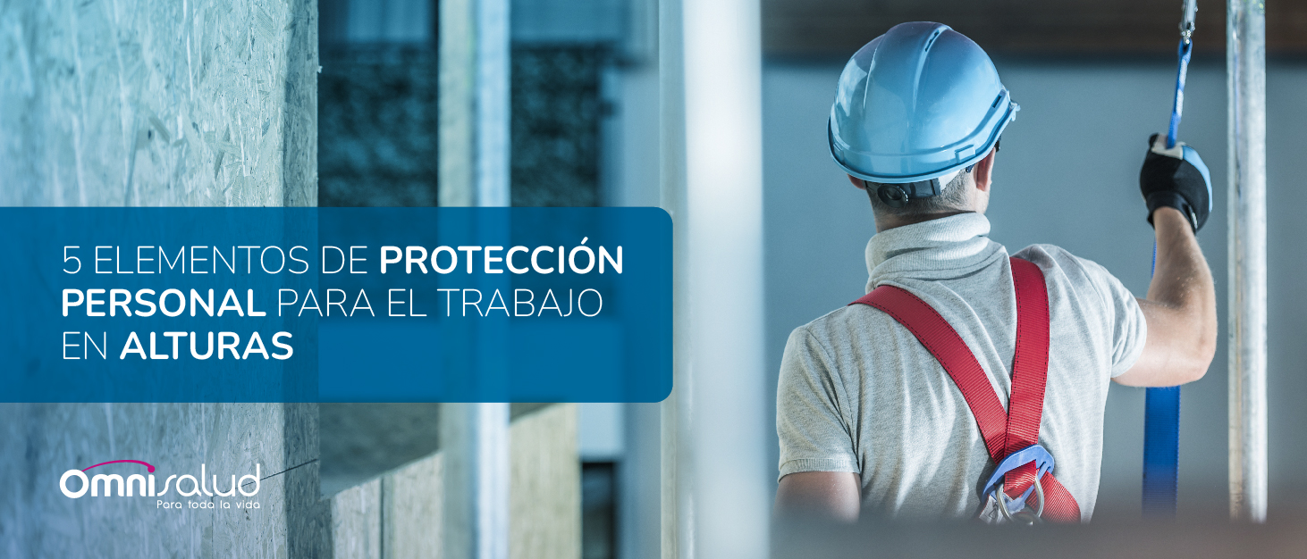 5 elementos de proteccion personal trabajo en alturas