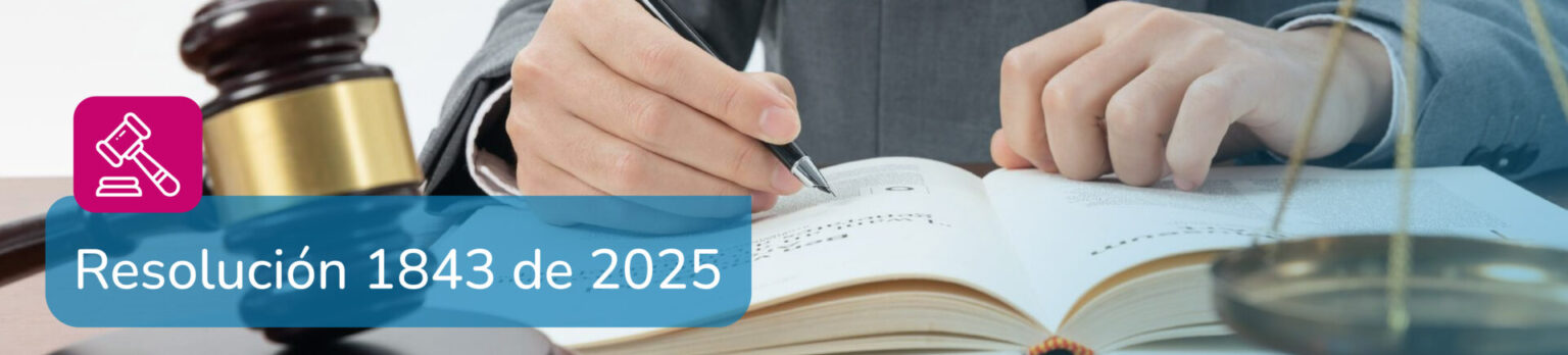 Resolución 1843 de 2025