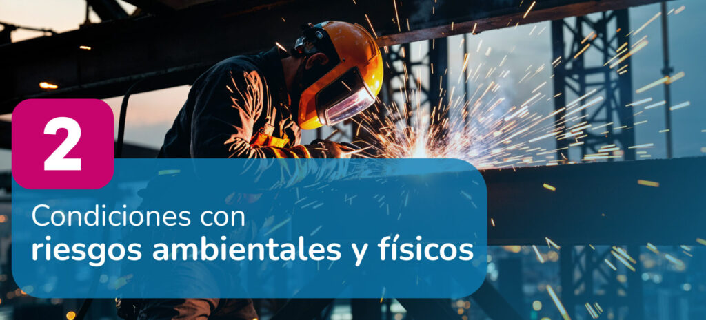 Condiciones con riesgos ambientales y físicos