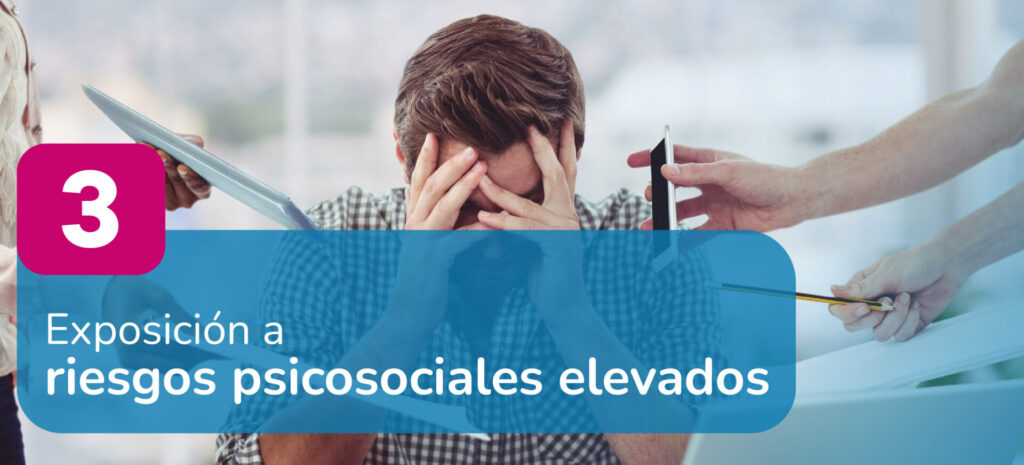 Exposición a riesgos psicosociales elevados